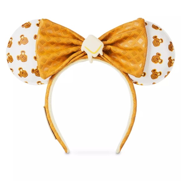 Minnie Mouse Waffle Ear Headband by Loungefly - Picture 1 of 6